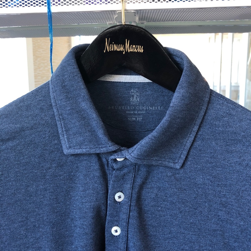 Preloved Brunello Cucinelli long sleeve polo shirt